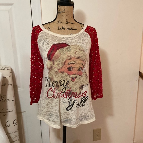 Southern Grace size medium blouse Christmas - Picture 2 of 4
